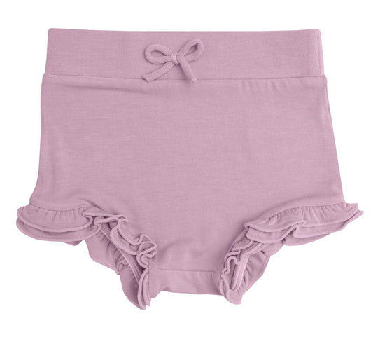 Lavender, High Waist Shorts