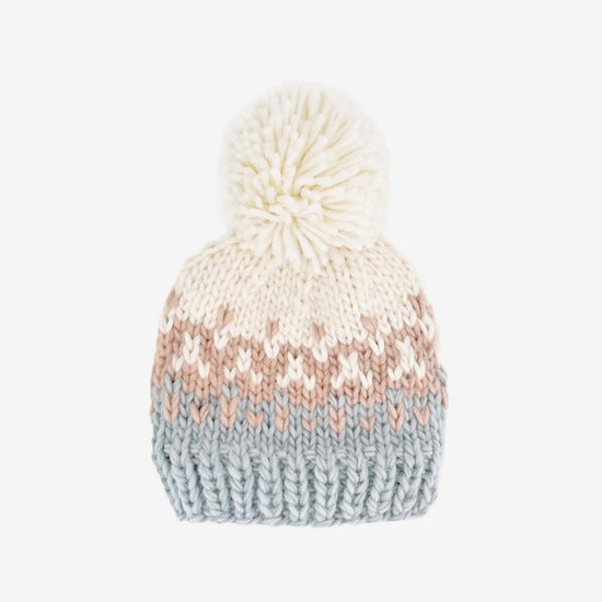 Nell Stripe Hat, Bowie Grey/Blush
