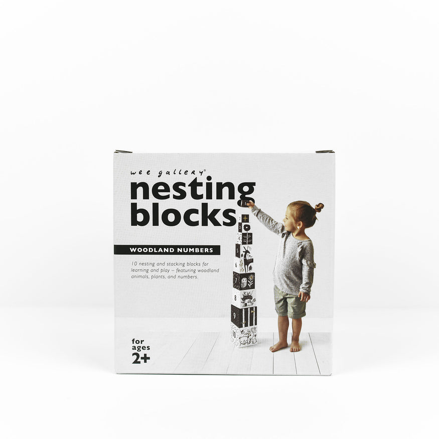 Woodland Numbers Nesting Blocks – Bicycle Pie