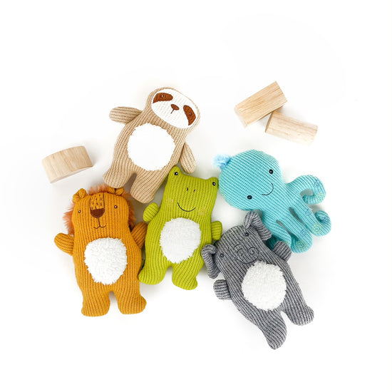 Knitted Nursery Elephant Rattle