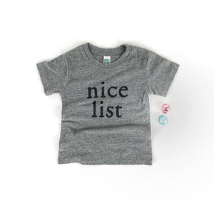 “Nice List” Christmas Tee