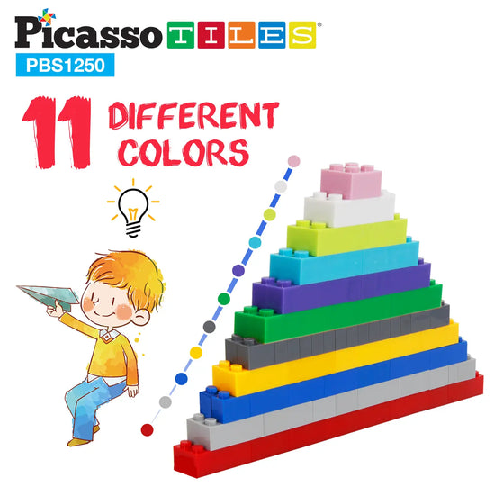 Brick Building Blocks (1,250 Pieces)