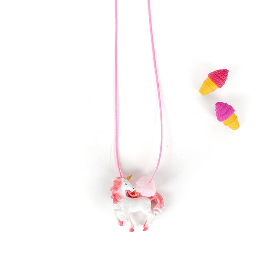 "Rebel the Pink Unicorn" Necklace (final sale)