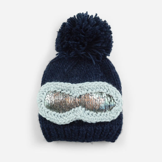 Ski Goggles Hat, Navy