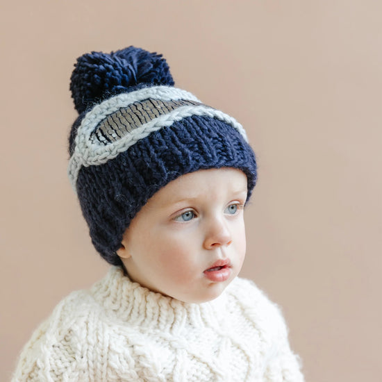 Ski Goggles Hat, Navy