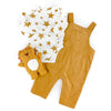 Honey Yellow Corduroy Overalls