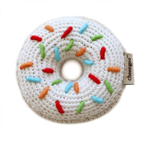 White Donut Rattle